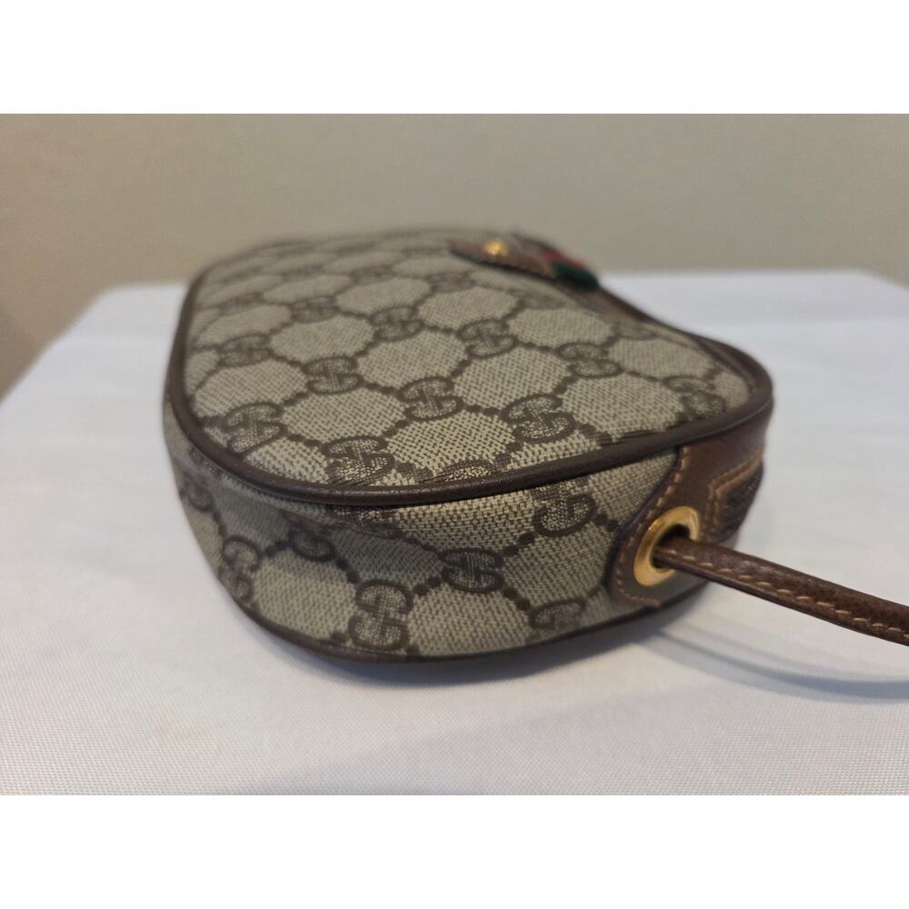 Gucci GG Supreme Small Crossbody Web Stripe Vintage Ophidia Bag Brown leather - Picture 4 of 14